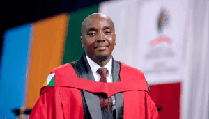 PhD in Human Resource Management graduate, Dr Fulufhelo Mulidzwi.