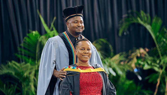Master of Commerce in Management graduate, Ms Lindokuhle ‘Lulu’ Ngcobo.