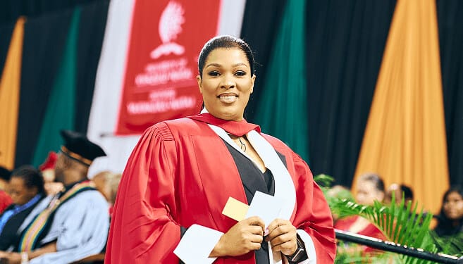Dr Remofilwe Kgakane, PhD graduate in Supply Chain Management.